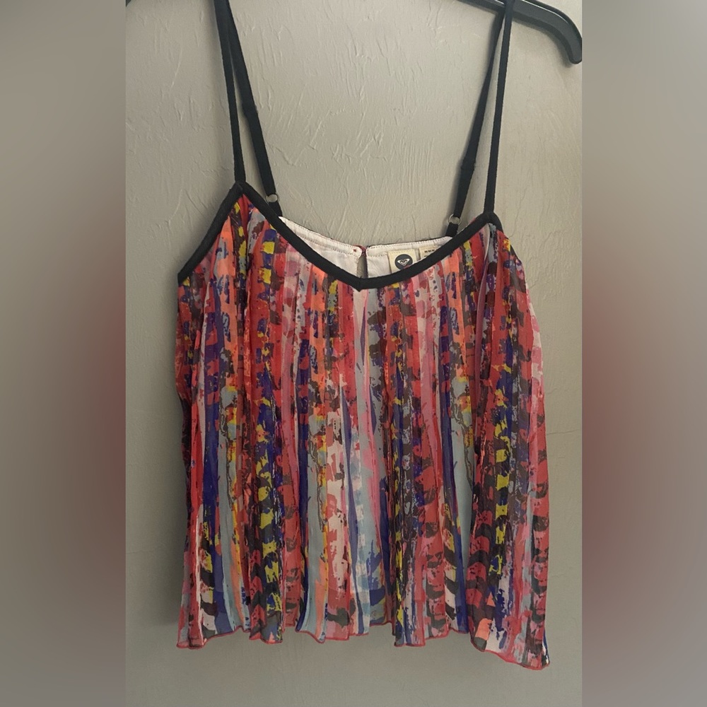 ROXY cami pleated multicolored M